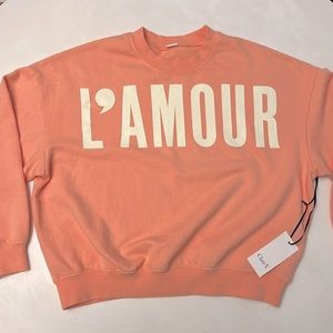 NWT Clare Vivier L’Amour Sweatshirt